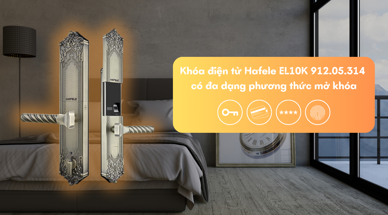 Các tính năng nổi bật của khóa điện tử Hafele EL10K 912.05.314